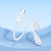 Кабель BOROFONE BX115 Lotto PD silicone charging data cable iP White Кабель BOROFONE BX115 Lotto PD silicone charging data cable iP White