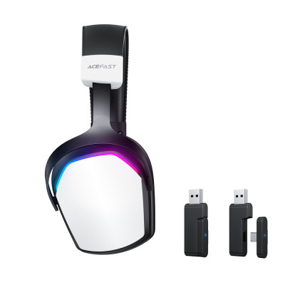 Бездротові накладні навушники ACEFAST H11 gaming wireless headset White