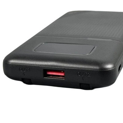 Зовнішній акумулятор WUW-Y163 (PD 22.5W quick charger ) 10 000 mAh black Зовнішній акумулятор WUW-Y163 (PD 22.5W quick charger ) 10 000 mAh black