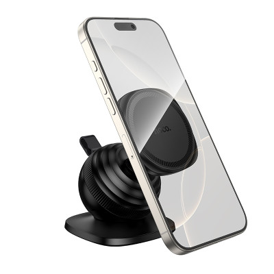 Автотримач для телефона HOCO H103 Daisy magnetic ring car holder(center console) Black Автотримач для телефона HOCO H103 Daisy magnetic ring car holder(center console) Black