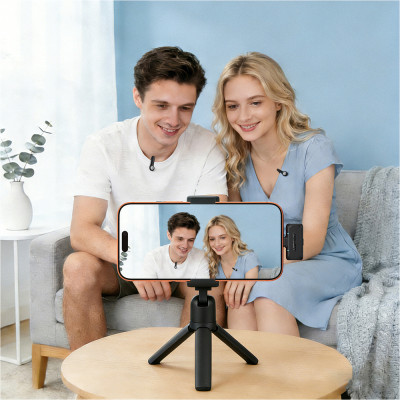 Бездротова мікрофонна система ACEFAST R4 dual-mic (Type-C) Black Бездротова мікрофонна система ACEFAST R4 dual-mic (Type-C) Black