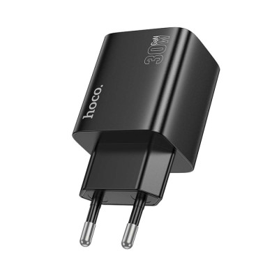 Мережевий зарядний пристрій HOCO N56 Fundador four-port PD30W(2C2A) charger(EU) Black Мережевий зарядний пристрій HOCO N56 Fundador four-port PD30W(2C2A) charger(EU) Black