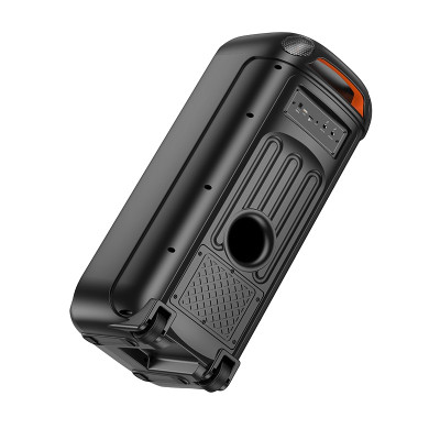 Портативна колонка HOCO HA13 Max Ramon outdoor BT speaker with two wireless microphones Black