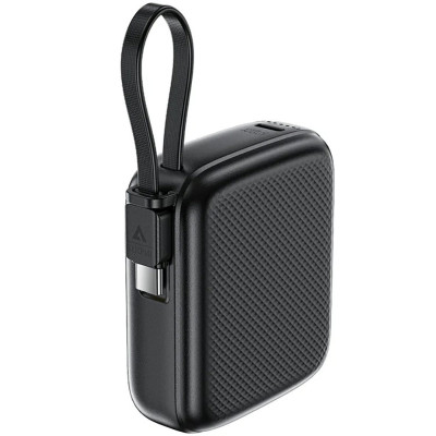Зовнішній акумулятор ACEFAST M15-10000 PD20W power bank with cable Black