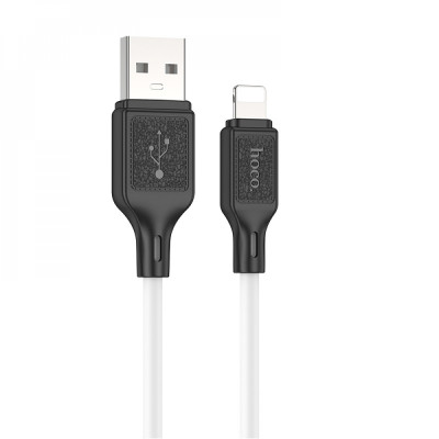 Кабель HOCO X90 Cool silicone charging data cable for iP White Кабель HOCO X90 Cool silicone charging data cable for iP White
