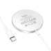 Бездротовий зарядний пристрій HOCO CW47 Original series 15W magnetic wireless fast charger White
