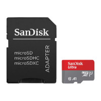 Карта пам'яті microSDXC (UHS-1) SanDisk Ultra A1 1TB class 10 (R150MB/s) (adapter SD) Карта пам'яті microSDXC (UHS-1) SanDisk Ultra A1 1TB class 10 (R150MB/s) (adapter SD)