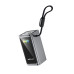 Зовнішній акумулятор ACEFAST M33-20000 100W fast charging power bank with cable and TFT display metal gray Зовнішній акумулятор ACEFAST M33-20000 100W fast charging power bank with cable and TFT display metal gray