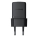 Мережевий зарядний пристрій Baseus Palm Fast Charger 1C 20W EU Cluster Black (with Baseus Mini White Cable USB-C to USB-C 60W (20V/3A) 1m Cluster Blac