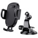 Автотримач для телефона BOROFONE BH37 Route push type suction cup car holder Black Автотримач для телефона BOROFONE BH37 Route push type suction cup car holder Black