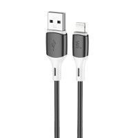 Кабель Wibrand Mamba iP silicone charging data cable 1m Black Кабель Wibrand Mamba iP silicone charging data cable 1m Black