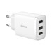 Мережевий зарядний пристрій Baseus Compact  Charger 3U 17W EU White