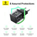 Мережевий зарядний пристрій Baseus Palm Fast Charger 1C 30W EU Cluster Black