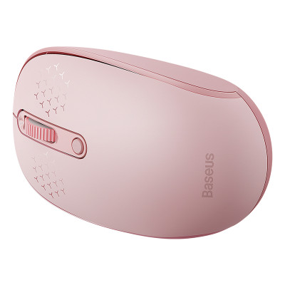 Маніпулятор миша бездротова Baseus F01B Tri-Mode Wireless Mouse Baby Pink