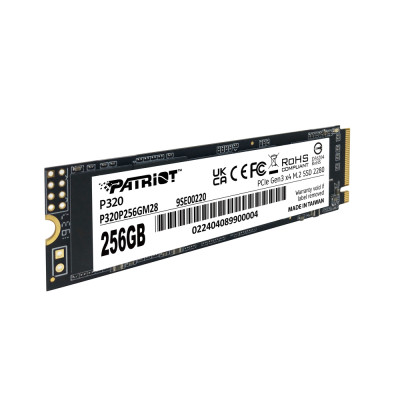 Накопичувач SSD M.2 Patriot P320 256GB NVMe 2280 Gen3.0 x4 3D TLC
