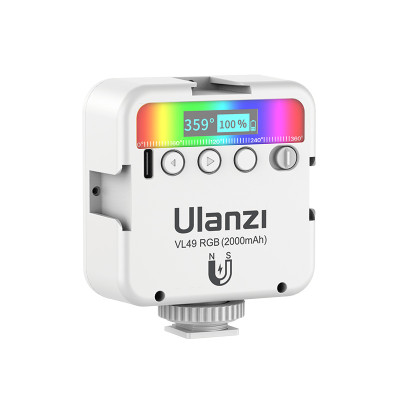 Відеосвітло Ulanzi VL49 Rechargeable Mini RGB Light 6W White (2586)