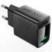 Мережевий зарядний пристрій ACEFAST A90 QC18W GaN single USB-A charger (EU) Black Мережевий зарядний пристрій ACEFAST A90 QC18W GaN single USB-A charger (EU) Black