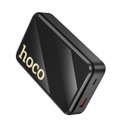 Внешний аккумулятор HOCO Q37A Graceful 22.5W+PD20W power bank with two cables(20000mAh) Black
