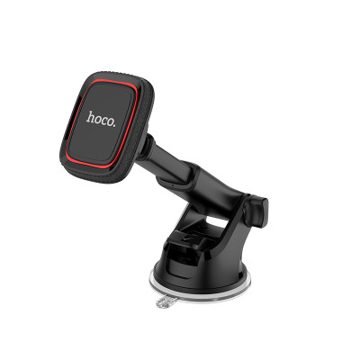 Автотримач для телефона HOCO CA42 Cool Journey in-car dashboard holder with stretch rod Black/Red