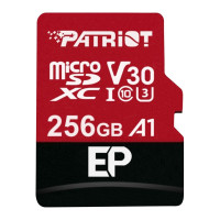 Карта пам'яті microSDXC (UHS-1 U3) Patriot EP Series 256Gb class 10 V30 (R-100MB/s, W-80MB/s) (adapter SD) Карта пам'яті microSDXC (UHS-1 U3) Patriot EP Series 256Gb class 10 V30 (R-100MB/s, W-80MB/s) (adapter SD)