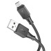 Кабель HOCO X101 Assistant silicone charging data cable Micro Black