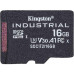 Карта памяти microSDHC (UHS-1 U3) Kingston Industrial 16Gb class 10 V30 А1 (адаптер SD)