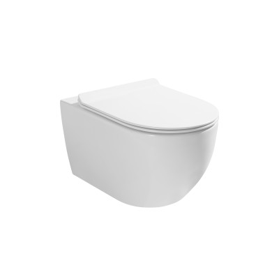 Чаша підвісного унітазу ASIGNATURA Simple Bend Whirpool з сидінням 37822805