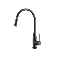 Змішувач кухонний ASIGNATURA Delicate чорний 80548602 Змішувач кухонний ASIGNATURA Delicate чорний 80548602
