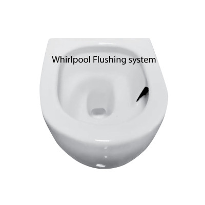 Чаша підвісного унітазу ASIGNATURA Simple Bend Whirpool з сидінням 37822805