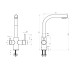 Смеситель кухонный ASIGNATURA Twin Standart 80540600 Смеситель кухонный ASIGNATURA Twin Standart 80540600