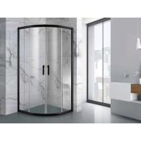 Душевая кабина ASIGNATURA Velvet 90*90 б/п, проф. черн.мат., стекло прозр.(4мм), раздвижная 19020802 Душевая кабина ASIGNATURA Velvet 90*90 б/п, проф. черн.мат., стекло прозр.(4мм), раздвижная 19020802