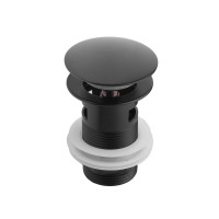 Донный клапан с переливом ASIGNATURA 45511902 черный