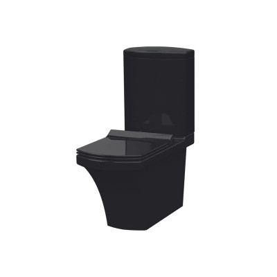 Сидіння для унітазу IDEVIT Vega Soft Close Slim чорний 53-02-06-004