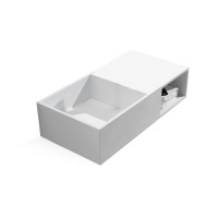 Умивальник ASIGNATURA Monolith 25721804 білий Умивальник ASIGNATURA Monolith 25721804 білий