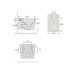 Simple Line Чаша подвесного унитаза Rimless с сиденьем 37802805New ASIGNATURA