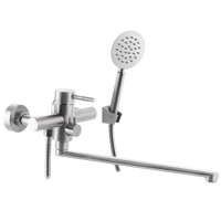 Змішувач для ванни з нерж. стали SUS304 Zerix SUS-006 (Euro) (ZX3149) Змішувач для ванни з нерж. стали SUS304 Zerix SUS-006 (Euro) (ZX3149)