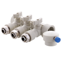 Колектор розподільний 3-way з фітингом (40x20) PPR Koer K0191.PRO (KP2556) Колектор розподільний 3-way з фітингом (40x20) PPR Koer K0191.PRO (KP2556)