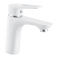 Змішувач для умивальника Mixxus Nevada 001 Nut Білий (MI5798) Змішувач для умивальника Mixxus Nevada 001 Nut Білий (MI5798)