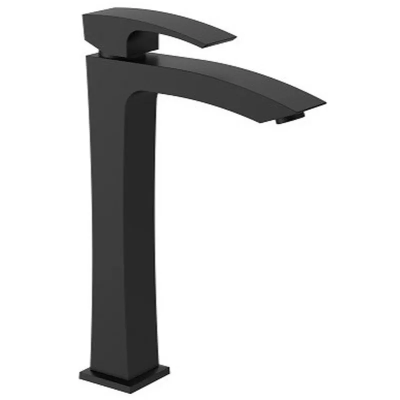 Змішувач для умивальника Koer KB-11007-05 високий (Колір чорний) (KR3441) Змішувач для умивальника Koer KB-11007-05 високий (Колір чорний) (KR3441)