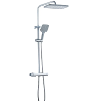 Душова колона зі змішувачем з алюмінію Champion PBC-009-J SILVER, 3 режими (CH6547) Душова колона зі змішувачем з алюмінію Champion PBC-009-J SILVER, 3 режими (CH6547)