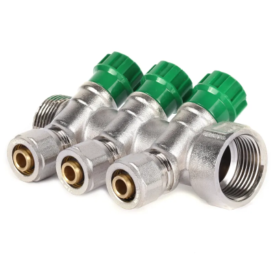 Колектор вентильний з фитингом Koer KR.1124-3 1 Колектор вентильний з фитингом Koer KR.1124-3 1