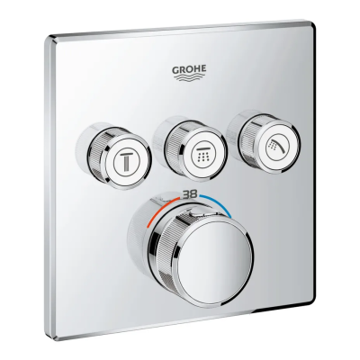 Термостат прихованого монтажу на 3 споживача Grohe Grohtherm SmartControl (29126000) Термостат прихованого монтажу на 3 споживача Grohe Grohtherm SmartControl (29126000)