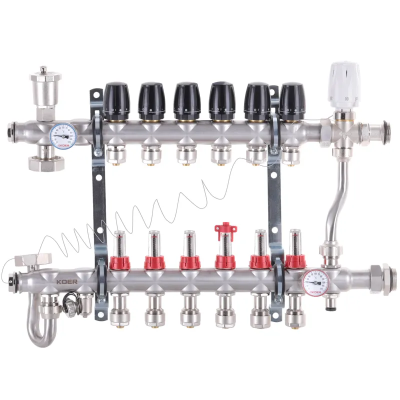 Колектор з вбудованим смесит. вузлом KOER KR.S1013-6 1 