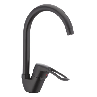 Змішувач для кухні Cron Hansberg 777-G чорний (CR0791) Змішувач для кухні Cron Hansberg 777-G чорний (CR0791)