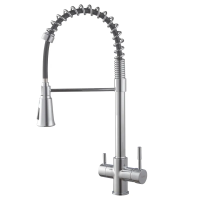 Змішувач для кухні Koer KB-72025-01 з виходом для питної води (вилив - пружина) (KR5014) Змішувач для кухні Koer KB-72025-01 з виходом для питної води (вилив - пружина) (KR5014)