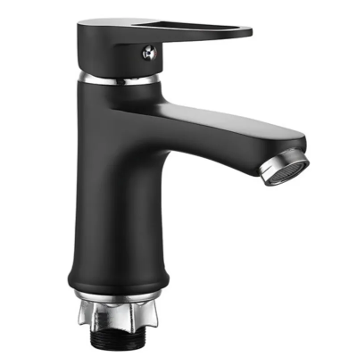 Змішувач для умивальника Mixxus Elba 001 (NUT) BLACK (без підведення) (MI6578)