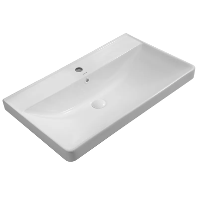 Раковина меблева MIXXUS PREMIUM STYLE-1503 800х480х190mm з отвором під змішувач та переливом (MP650 Раковина меблева MIXXUS PREMIUM STYLE-1503 800х480х190mm з отвором під змішувач та переливом (MP650