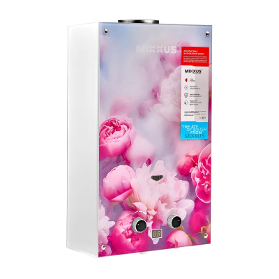 Газова колонка MIXXUS GWH-0410 BASIC GLASS димохідна 10 л/хв (панель зі скла з малюнком) (WH0025) Газова колонка MIXXUS GWH-0410 BASIC GLASS димохідна 10 л/хв (панель зі скла з малюнком) (WH0025)