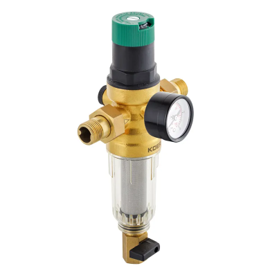 Фільтр самоочисний з редуктором тиску та манометром Koer KR.1242 - 1/2 Фільтр самоочисний з редуктором тиску та манометром Koer KR.1242 - 1/2