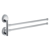 Тримач для рушників з 2 поворотними планками ZERIX LR3312 (LL1442) Тримач для рушників з 2 поворотними планками ZERIX LR3312 (LL1442)